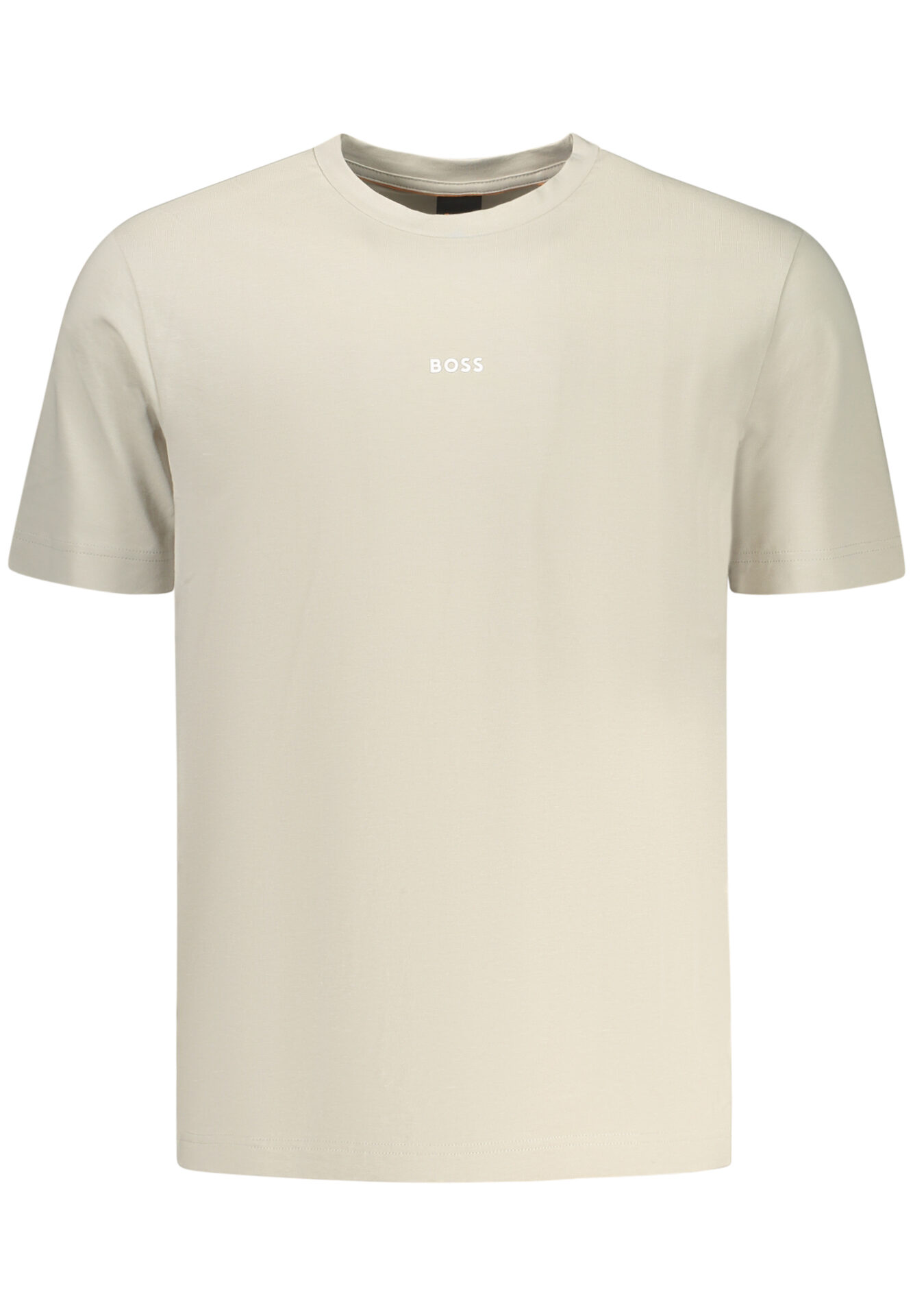 BOSS MEN'S SHORT-SLEEVE T-SHIRT BEIGE