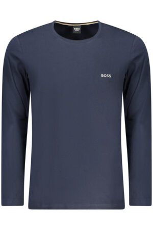 BOSS MEN'S LONG-SLEEVED T-SHIRT, BLUE