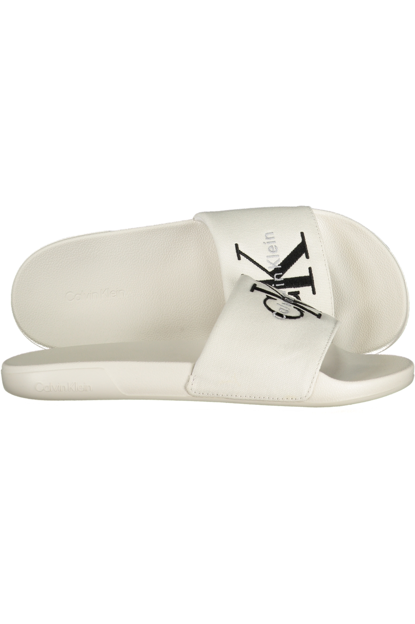 CALVIN KLEIN MEN'S WHITE SLIPPER FOOTWEAR CALVIN KLEIN MEN'S WHITE SLIPPER FOOTWEAR - Image 3
