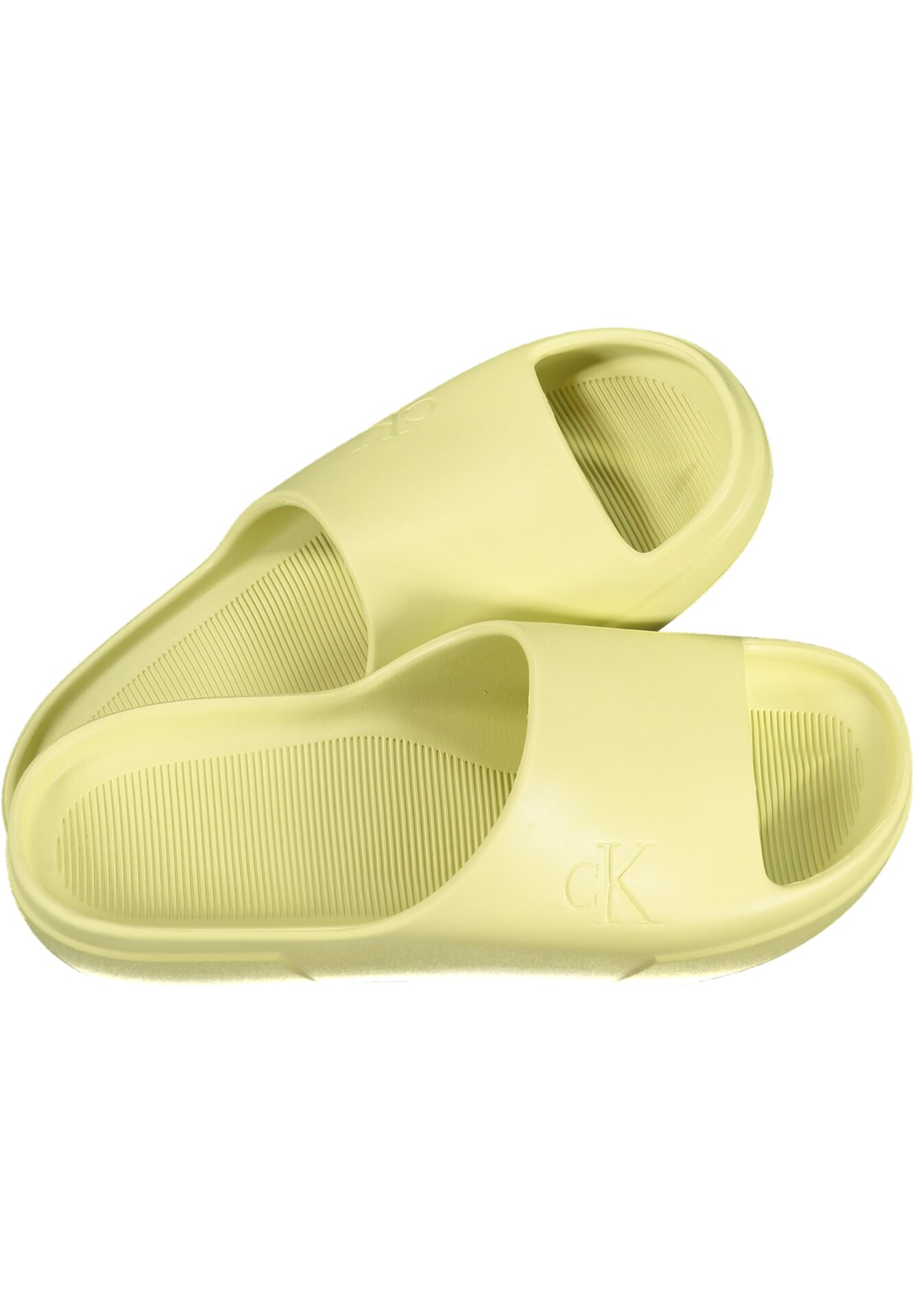 CALVIN KLEIN MEN'S YELLOW SLIPPER FOOTWEAR
