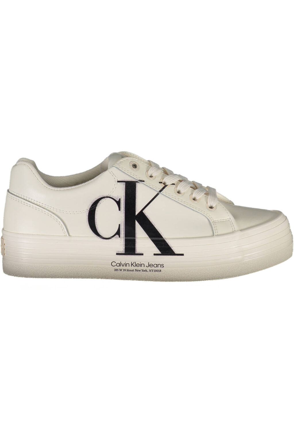 CALVIN KLEIN balti moteriški sportiniai batai
