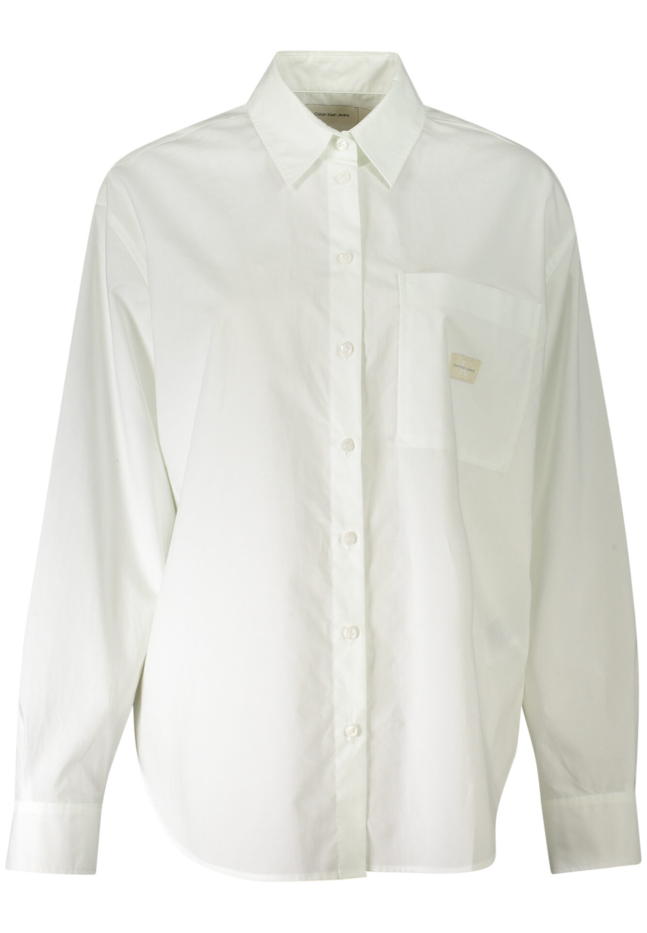 CALVIN KLEIN LONG SLEEVE SHIRT WOMEN WHITE