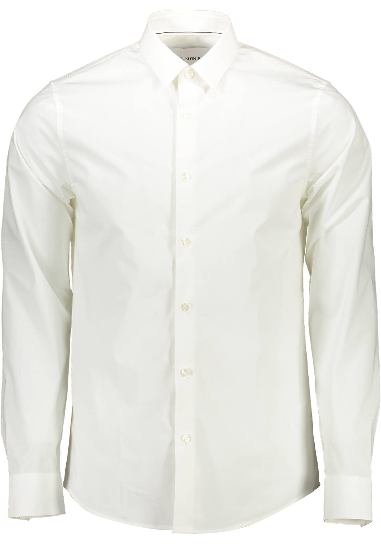 CALVIN KLEIN MEN'S WHITE LONG SLEEVE SHIRT