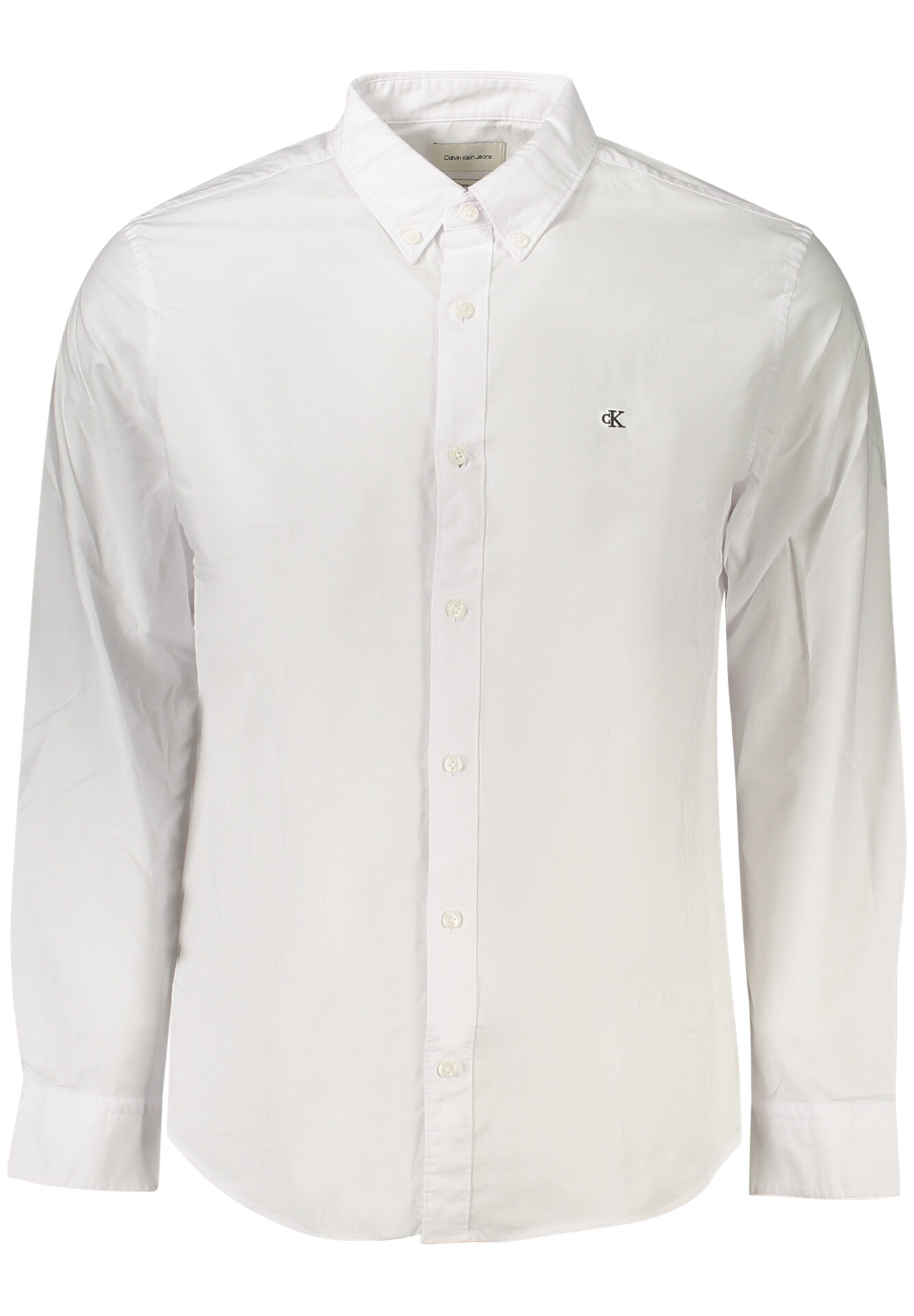 CALVIN KLEIN MEN'S LONG-SLEEVED SHIRT WHITE