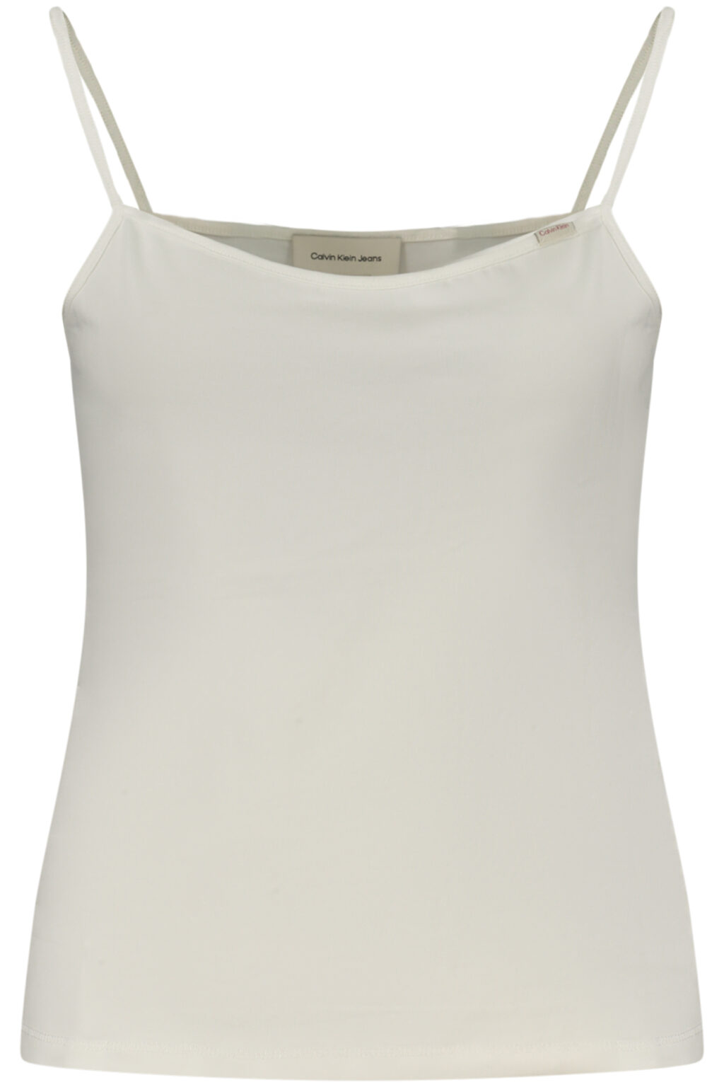 calvinkleincanottadonnabianco_1 CALVIN KLEIN balta moteriška palaidinė be rankovių