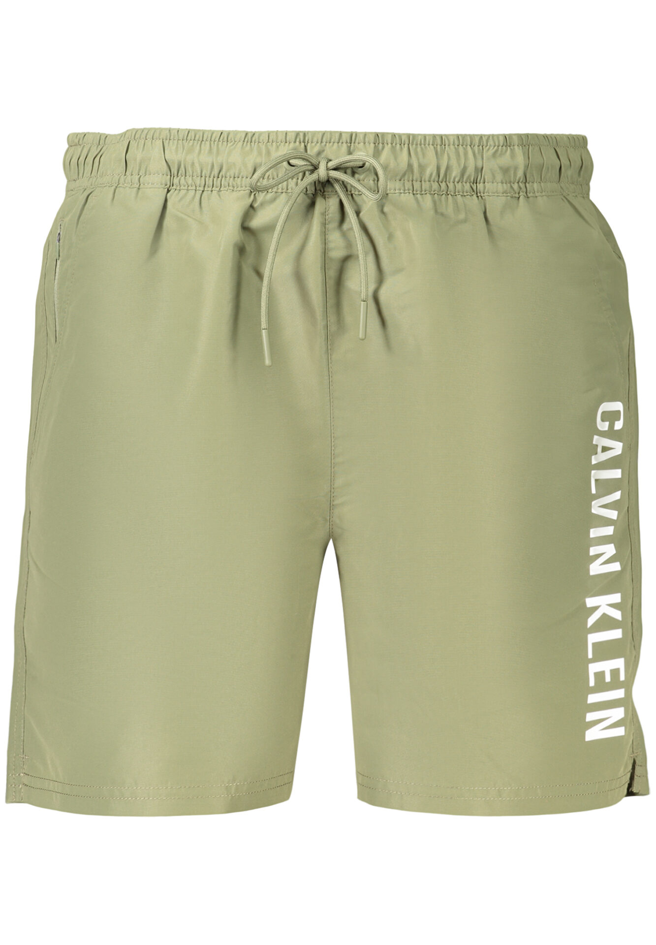CALVIN KLEIN MEN'S GREEN BOTTOM SWIMSUIT