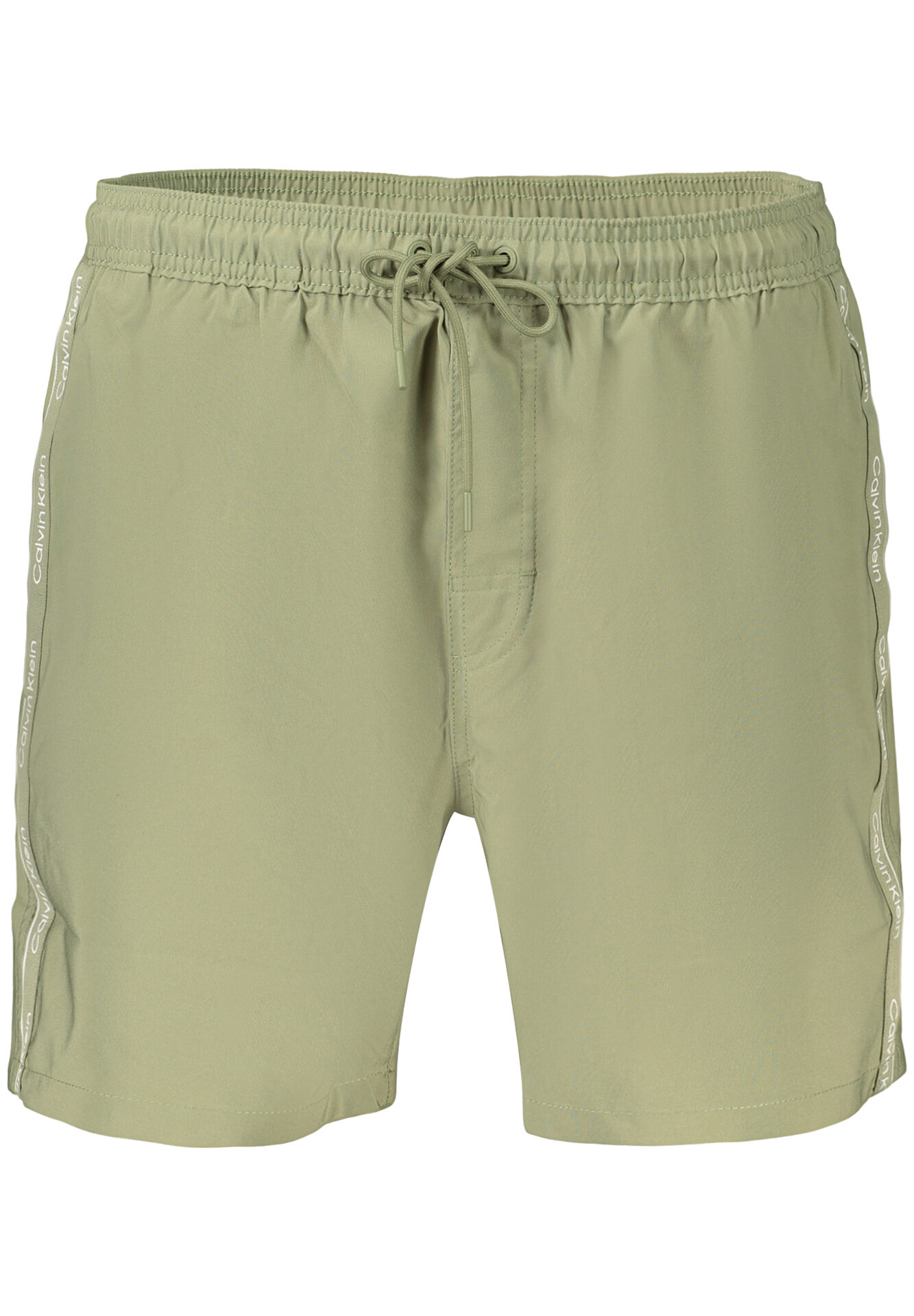 CALVIN KLEIN MEN'S GREEN BOTTOM SWIMSUIT