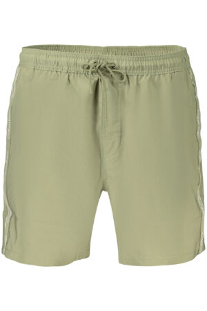 CALVIN KLEIN MEN'S GREEN BOTTOM SWIMSUIT