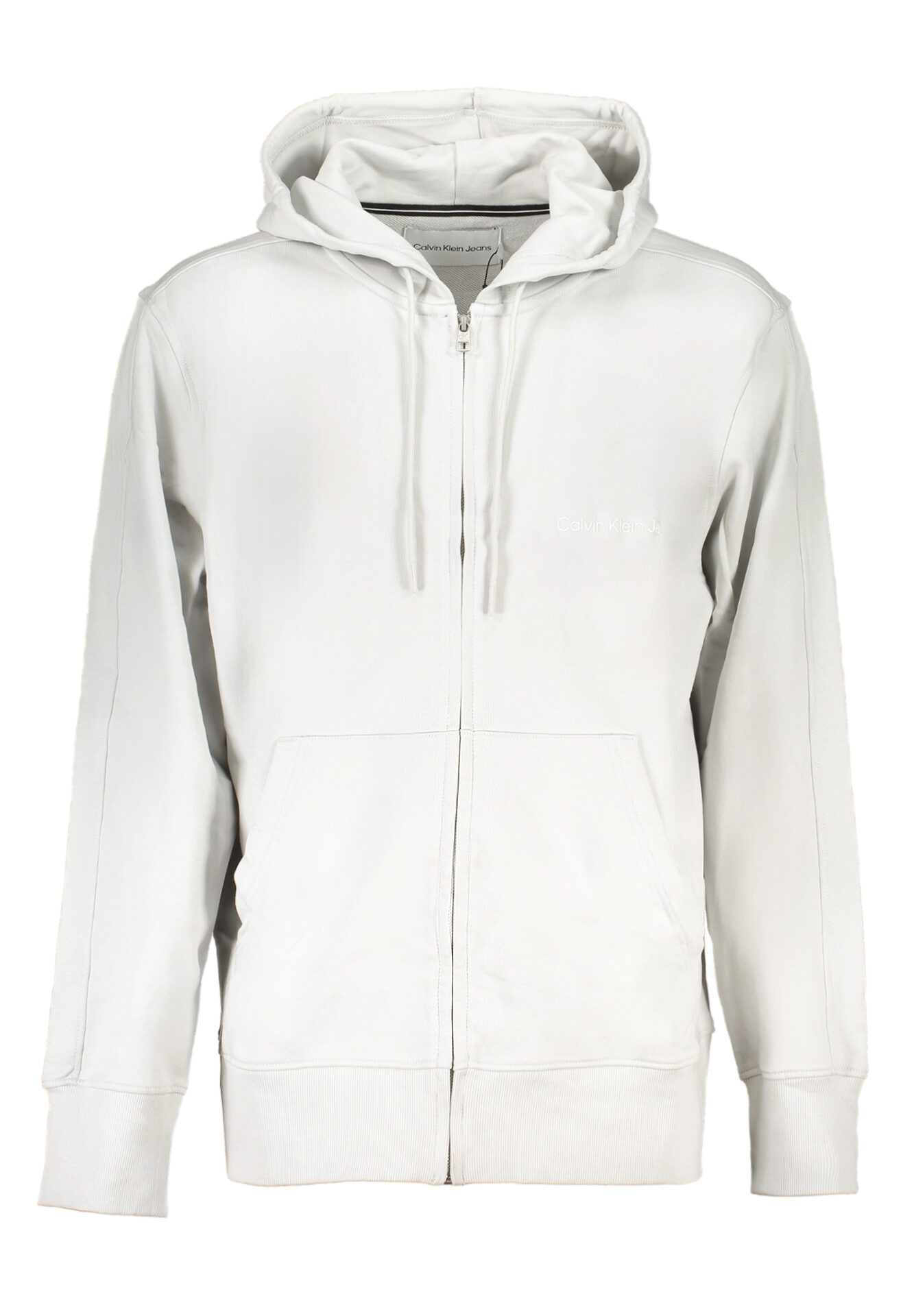 CALVIN KLEIN MEN'S GRAY ZIP SWEATSHIRT