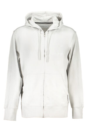 CALVIN KLEIN MEN'S GRAY ZIP SWEATSHIRT