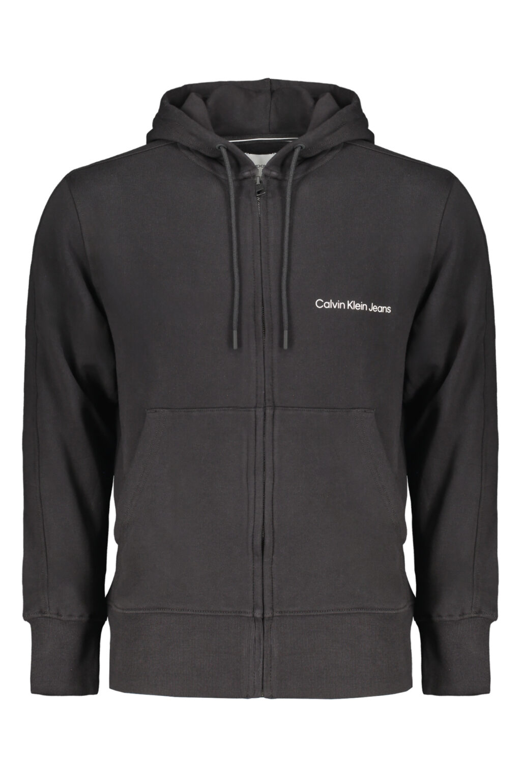 CALVIN KLEIN juodas vyriškas džemperis su užtrauktuku