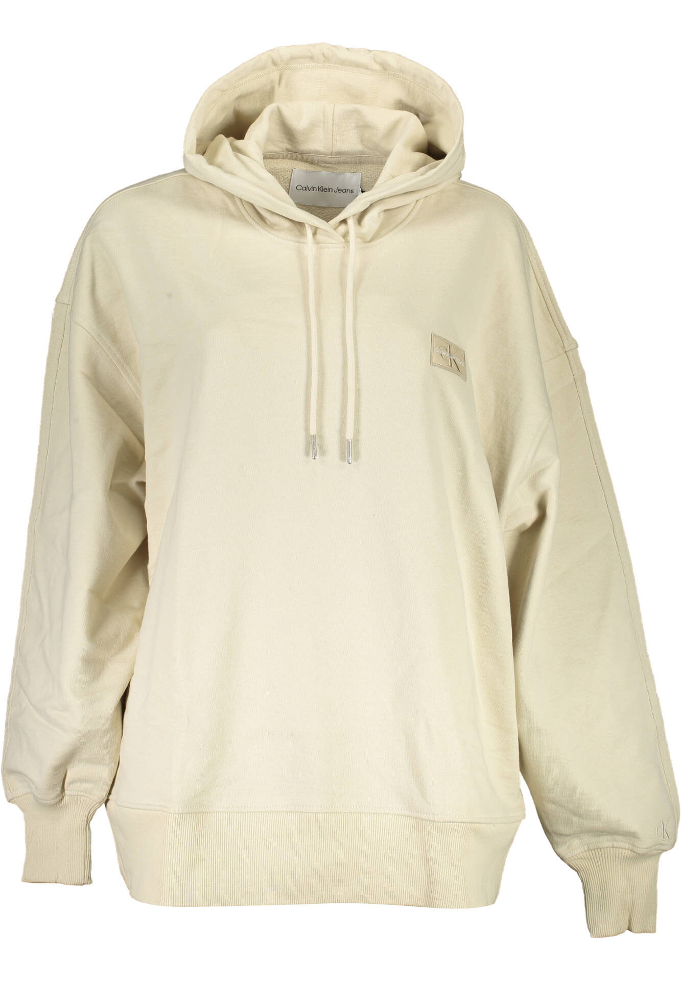 CALVIN KLEIN SWEATSHIRT WITHOUT ZIP WOMEN BEIGE