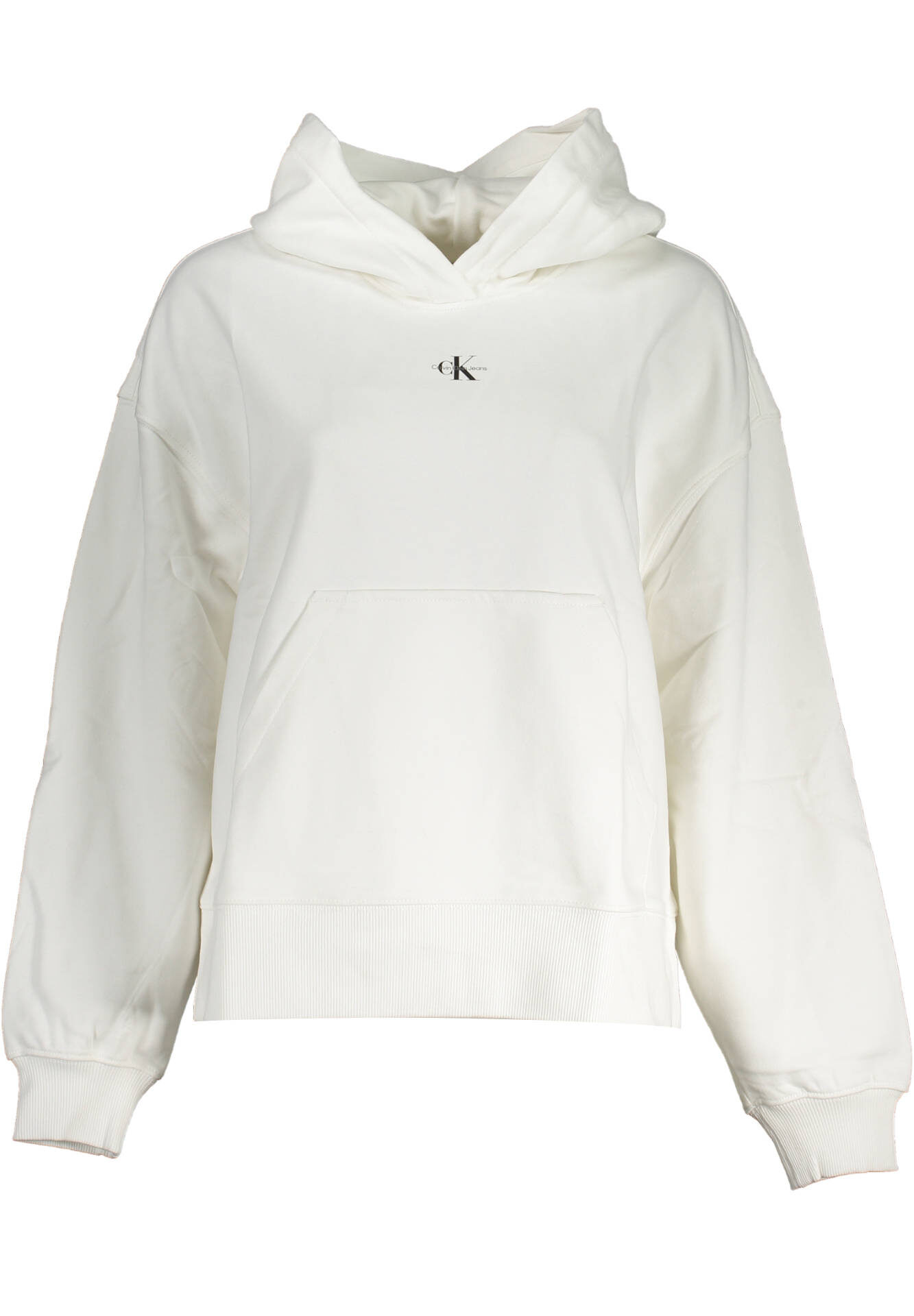 CALVIN KLEIN SWEATSHIRT WITHOUT ZIP WOMEN WHITE