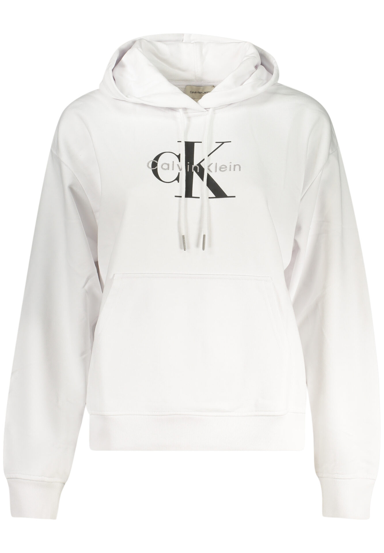 CALVIN KLEIN WOMEN'S ZIP-UP SWEATSHIRT WHITE