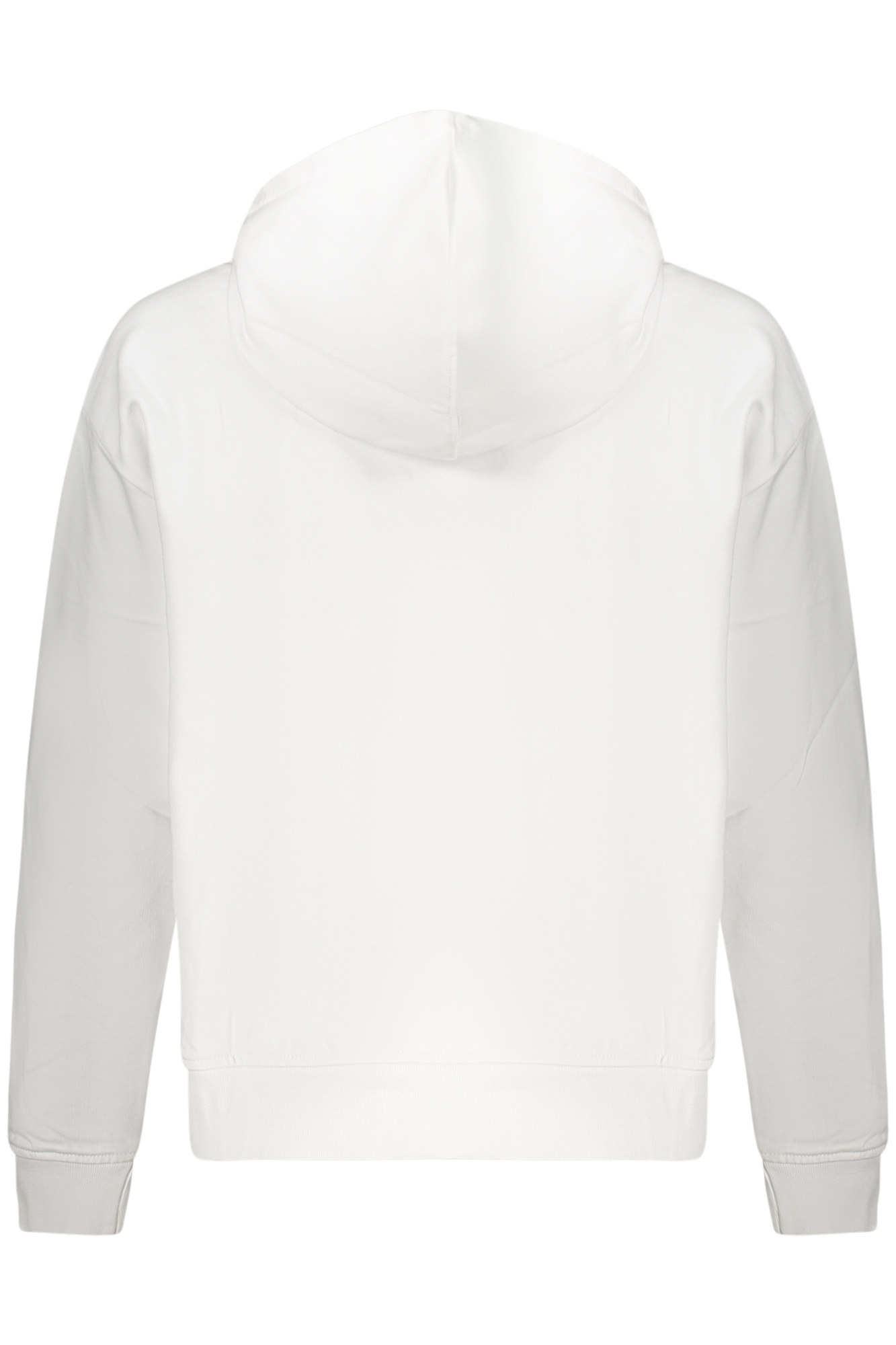 CALVIN KLEIN WOMEN'S ZIP-UP SWEATSHIRT WHITE CALVIN KLEIN WOMEN'S ZIP-UP SWEATSHIRT WHITE - Image 2