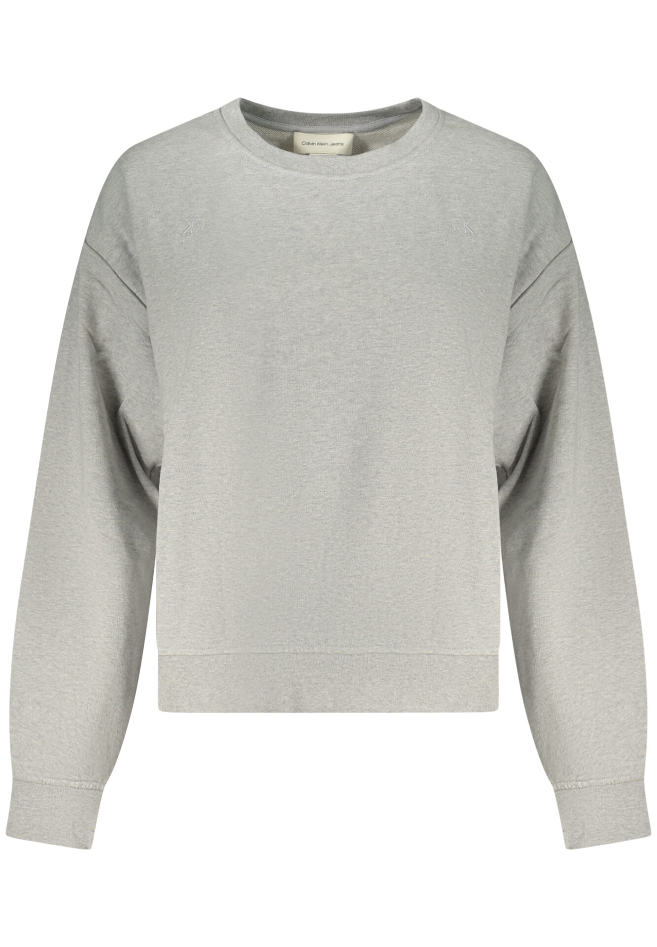 CALVIN KLEIN WOMEN'S GRAY ZIP-UP SWEATSHIRT