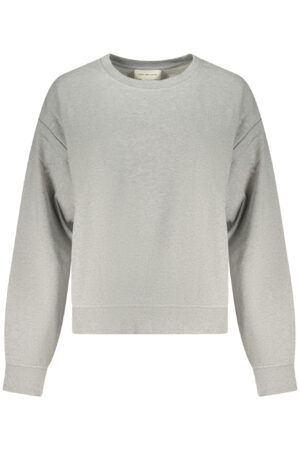 CALVIN KLEIN WOMEN'S GRAY ZIP-UP SWEATSHIRT