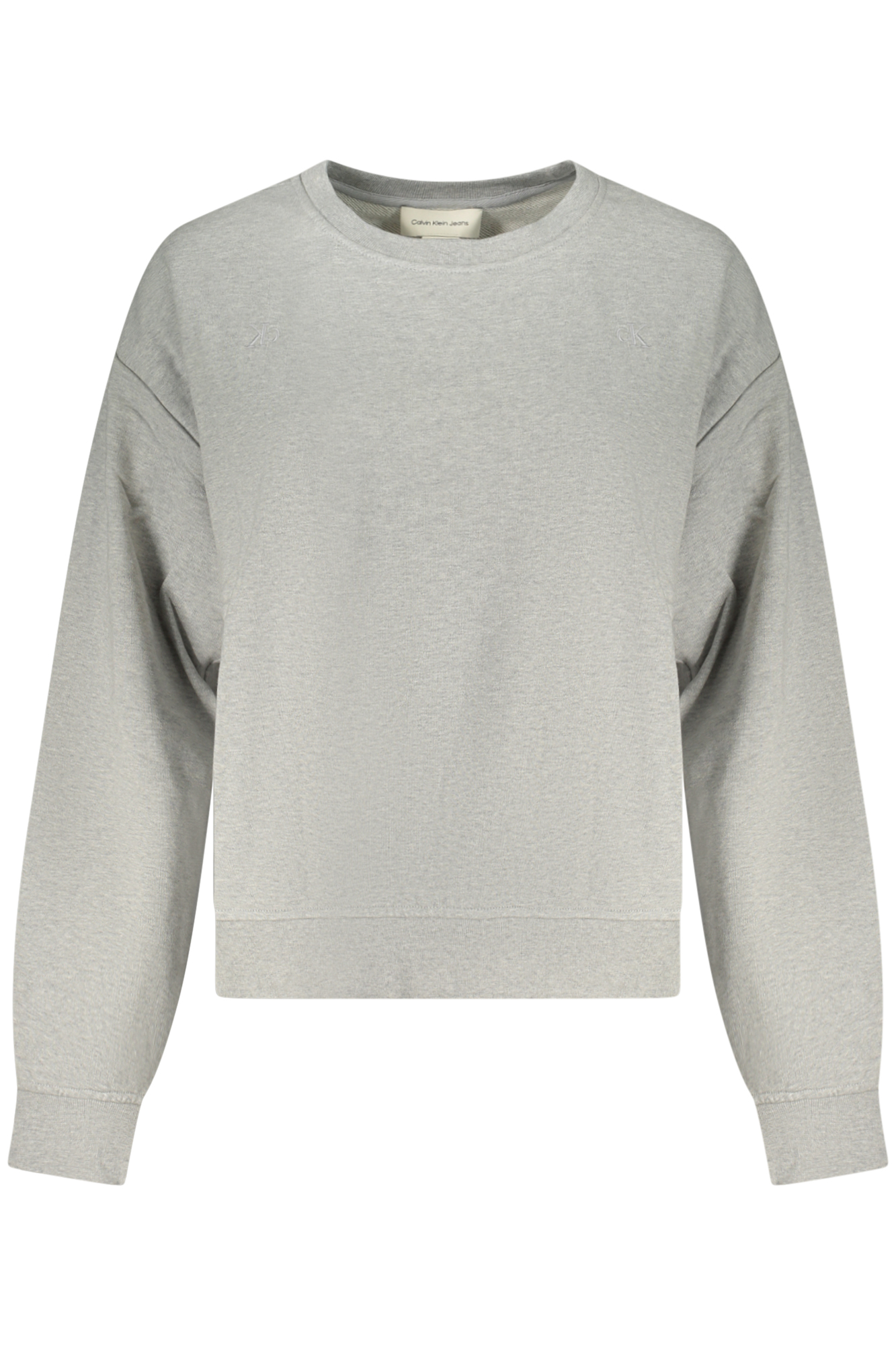 CALVIN KLEIN WOMEN'S GRAY ZIP-UP SWEATSHIRT CALVIN KLEIN WOMEN'S GRAY ZIP-UP SWEATSHIRT