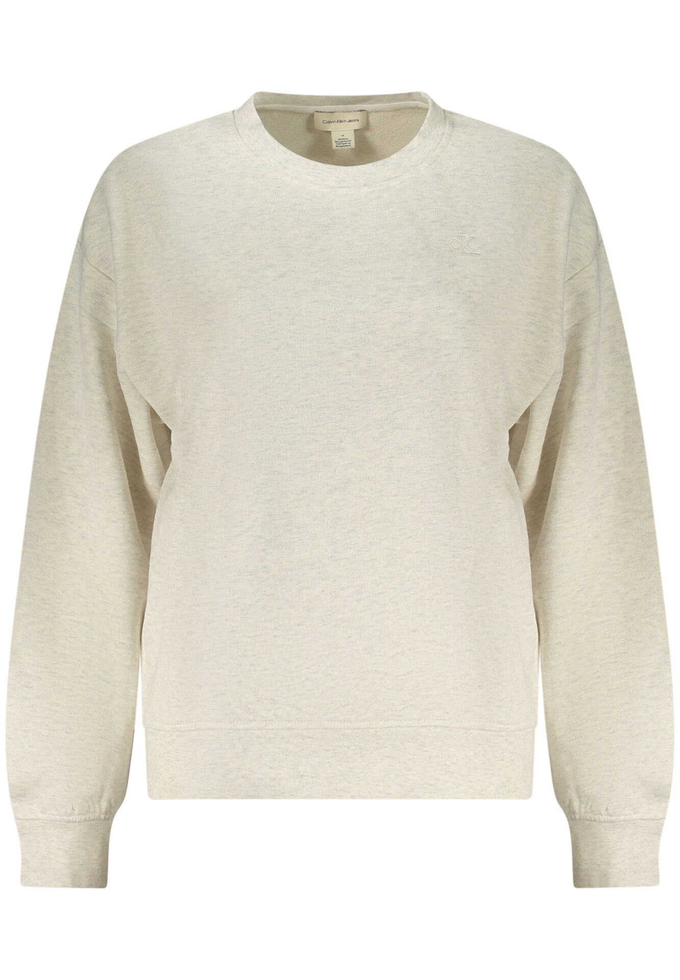CALVIN KLEIN WOMEN'S GRAY ZIP-UP SWEATSHIRT