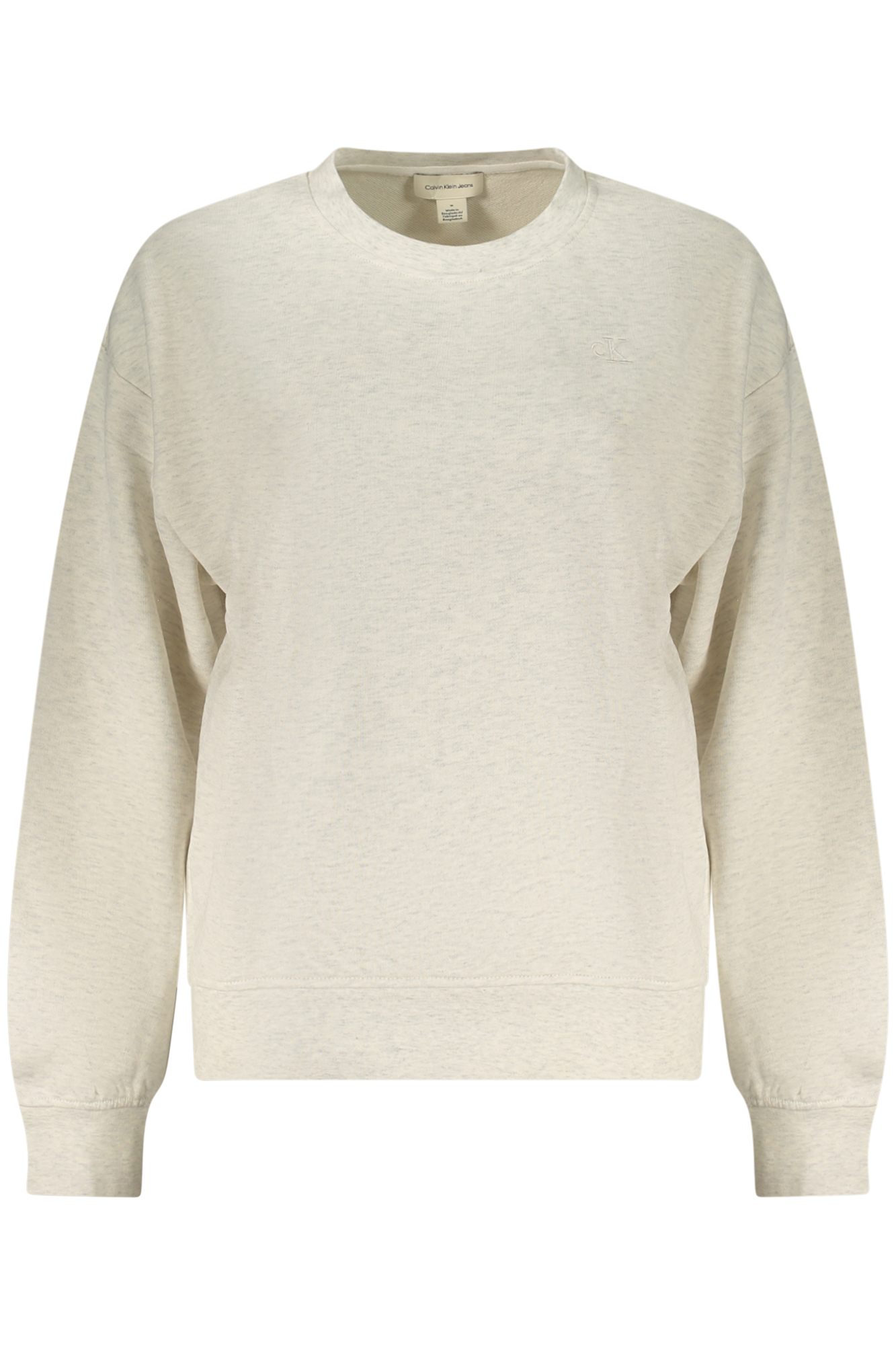 CALVIN KLEIN WOMEN'S GRAY ZIP-UP SWEATSHIRT CALVIN KLEIN WOMEN'S GRAY ZIP-UP SWEATSHIRT