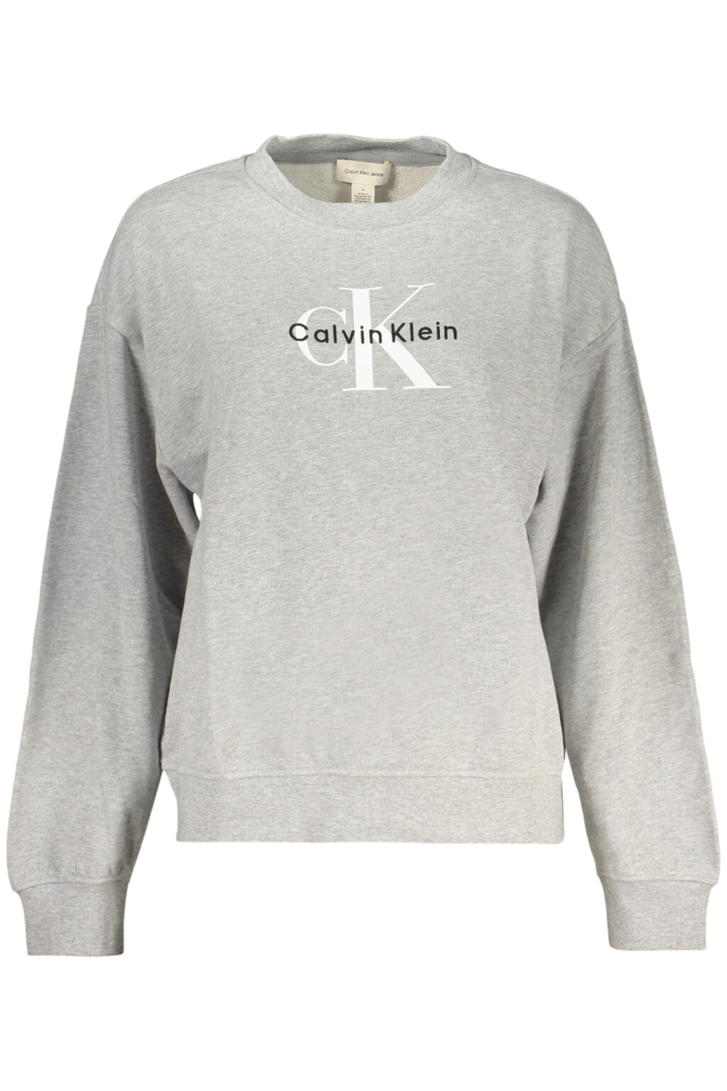 calvinkleinfelpasenzazipdonnagrigio_1 CALVIN KLEIN moteriškas džemperis su užtrauktuku, pilkas