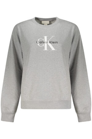 CALVIN KLEIN SWEATSHIRT WITHOUT ZIP WOMEN GREY