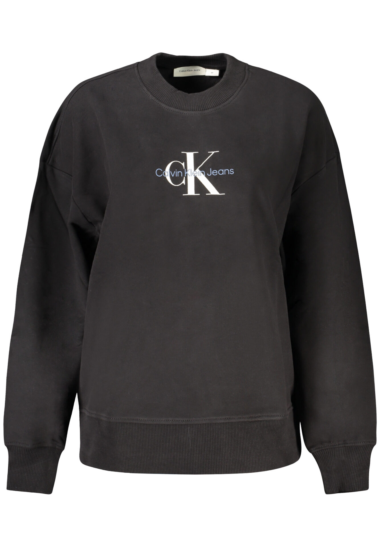 CALVIN KLEIN SWEATSHIRT WITHOUT ZIP WOMEN BLACK