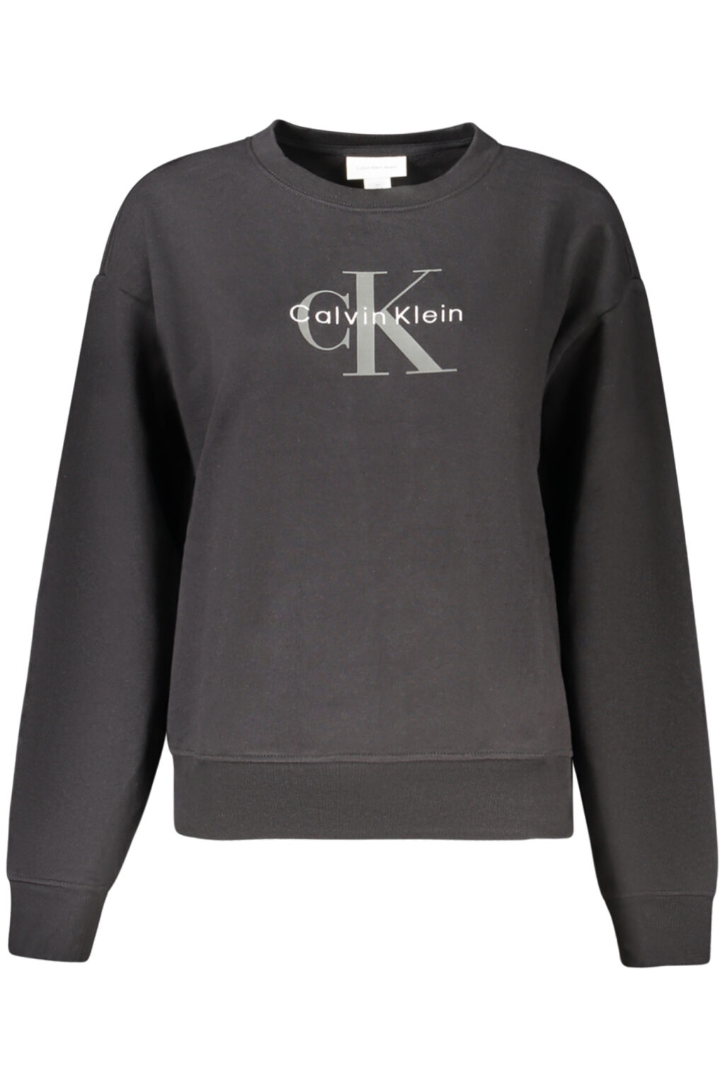CALVIN KLEIN moteriškas užsegamas džemperis, juodas