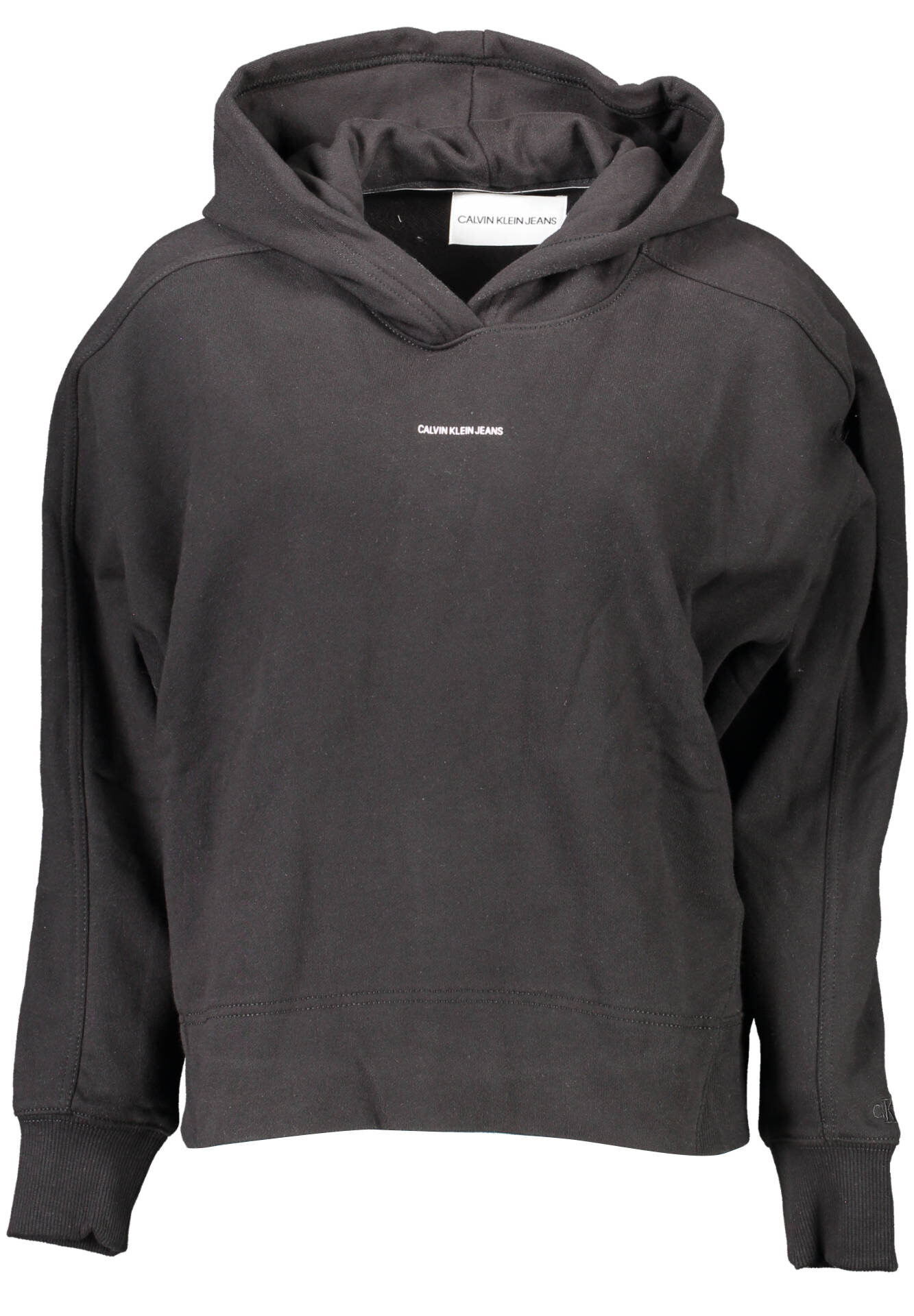 CALVIN KLEIN SWEATSHIRT WITHOUT ZIP WOMAN BLACK