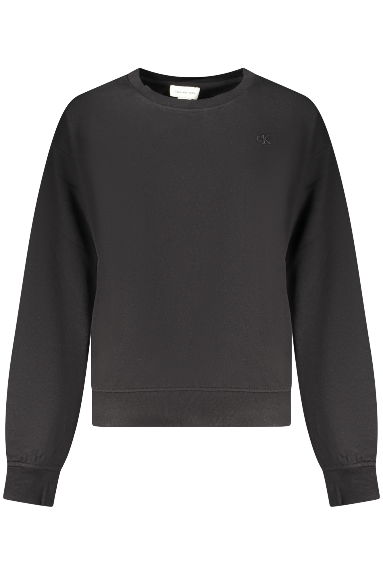 CALVIN KLEIN WOMEN'S BLACK ZIP-UP SWEATSHIRT CALVIN KLEIN WOMEN'S BLACK ZIP-UP SWEATSHIRT