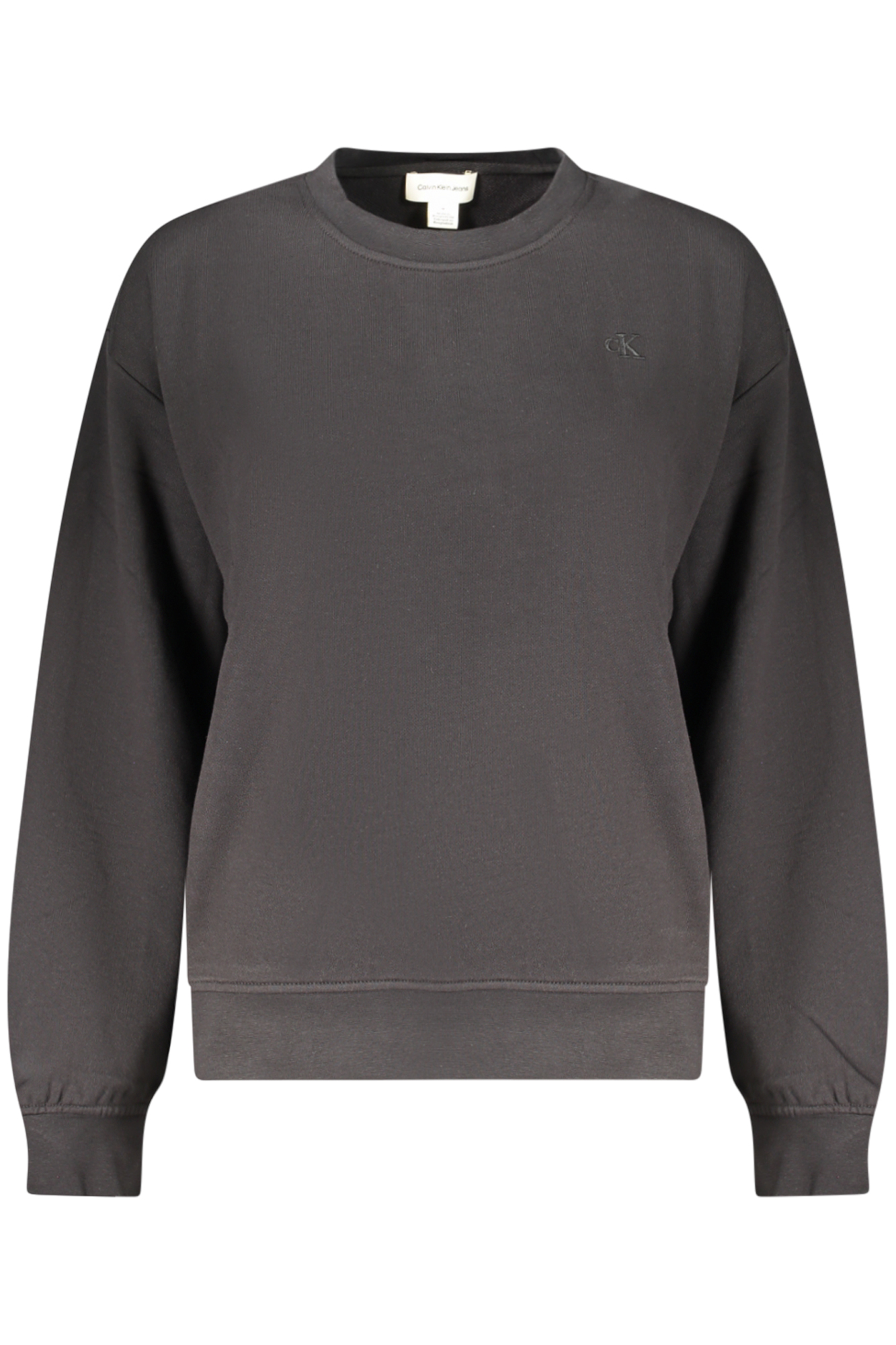 CALVIN KLEIN WOMEN'S BLACK ZIP-UP SWEATSHIRT CALVIN KLEIN WOMEN'S BLACK ZIP-UP SWEATSHIRT