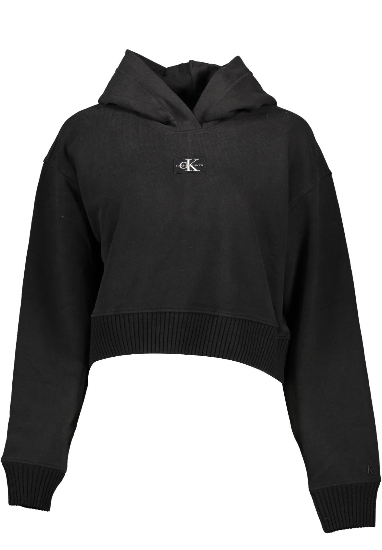 CALVIN KLEIN SWEATSHIRT WITHOUT ZIP WOMAN BLACK