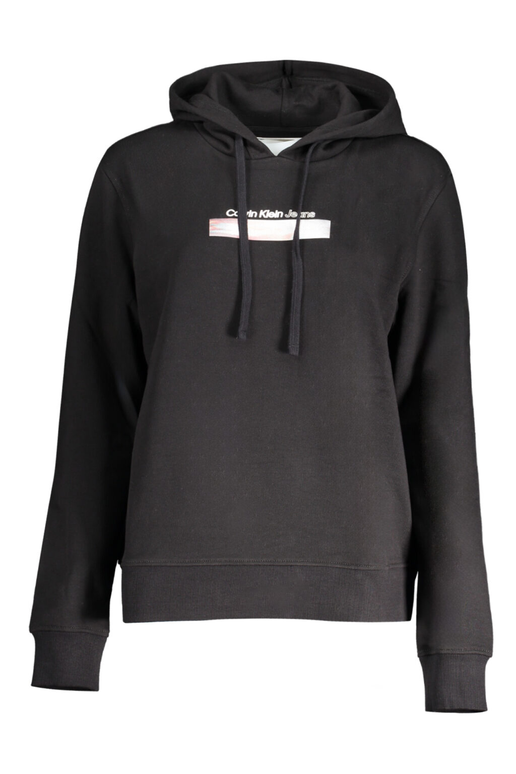 CALVIN KLEIN juodas moteriškas džemperis be užtrauktuko