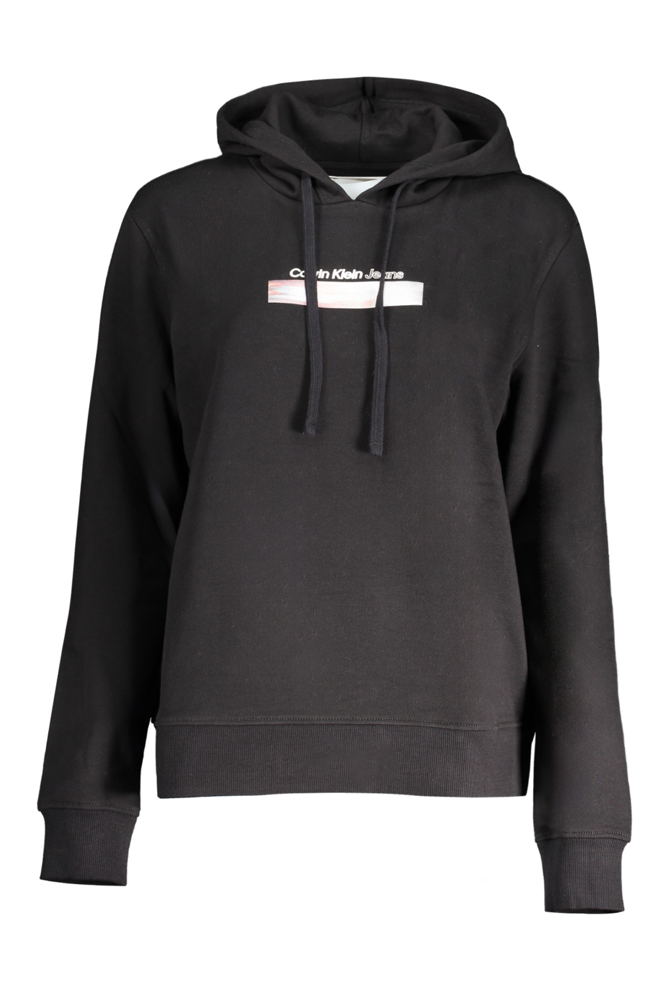 CALVIN KLEIN juodas moteriškas džemperis be užtrauktuko CALVIN KLEIN juodas moteriškas džemperis be užtrauktuko