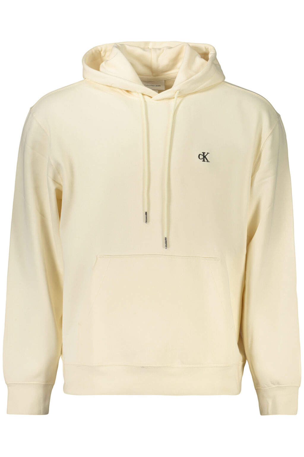 CALVIN KLEIN smėlio spalvos vyriškas džemperis su užtrauktuku