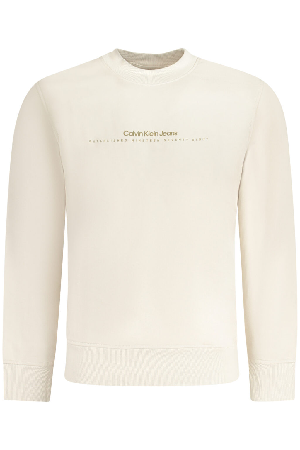 CALVIN KLEIN smėlio spalvos vyriškas džemperis
