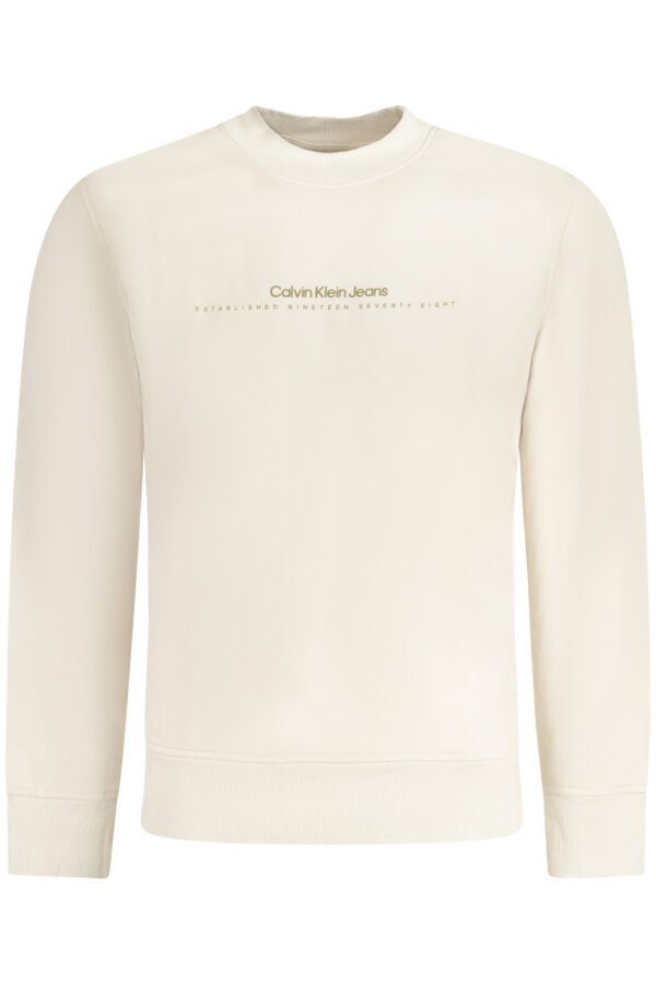 CALVIN KLEIN smėlio spalvos vyriškas džemperis