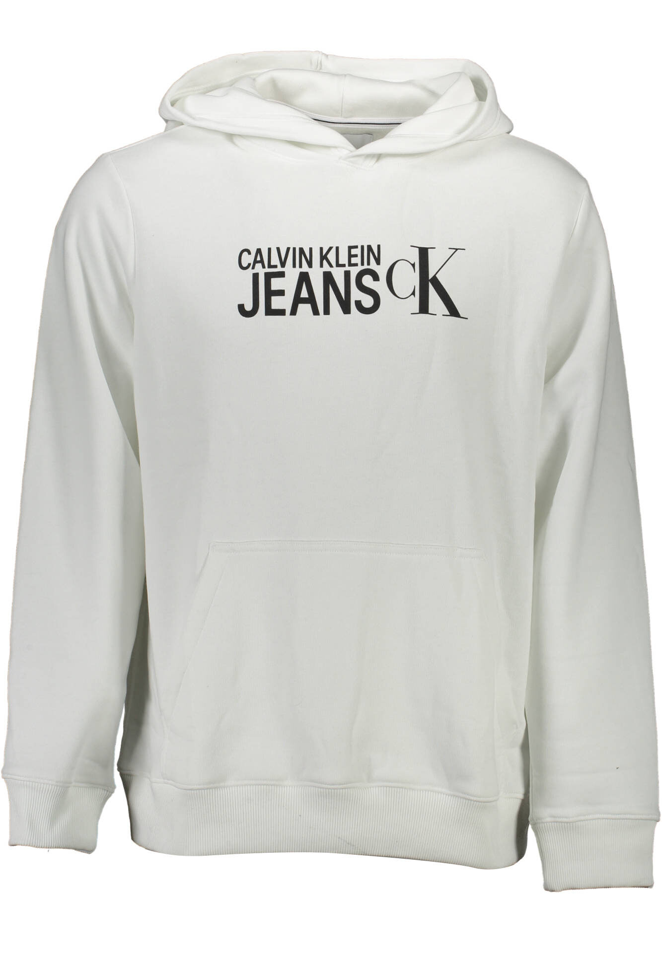 CALVIN KLEIN SWEATSHIRT WITHOUT ZIP MAN WHITE