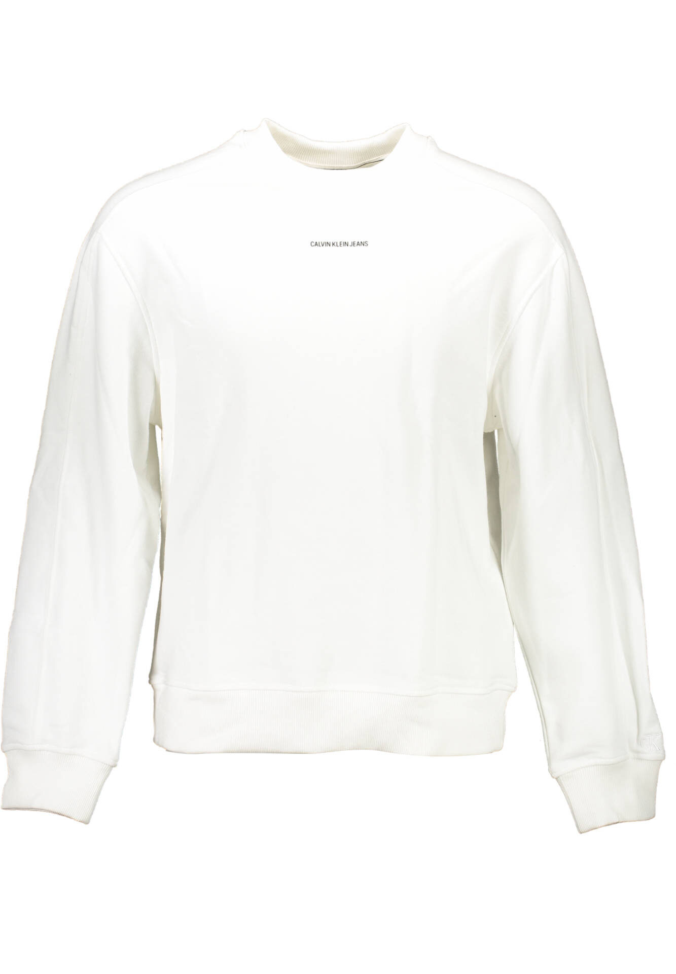 CALVIN KLEIN SWEATSHIRT WITHOUT ZIP MAN WHITE