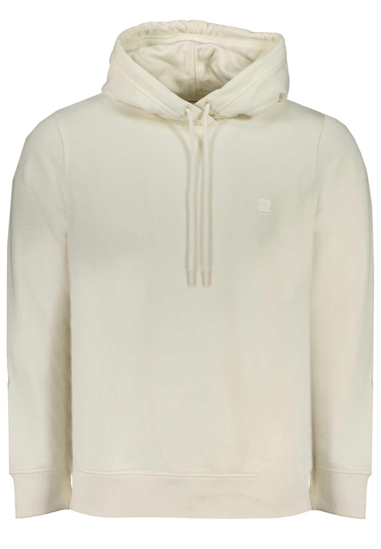 CALVIN KLEIN MEN'S WHITE ZIPLESS SWEATSHIRT