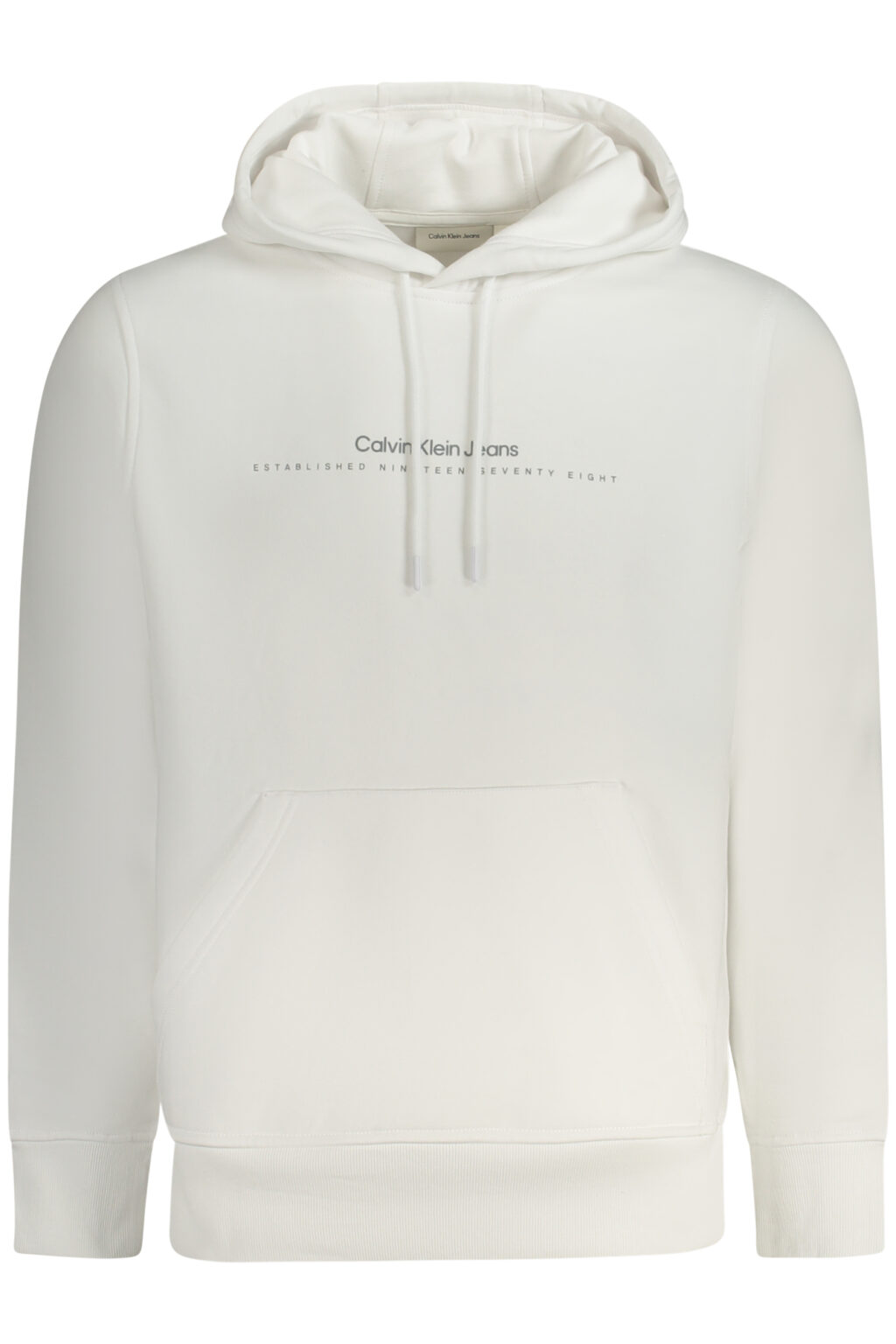 calvinkleinfelpasenzazipuomobianco_1 CALVIN KLEIN baltas vyriškas džemperis su užtrauktuku