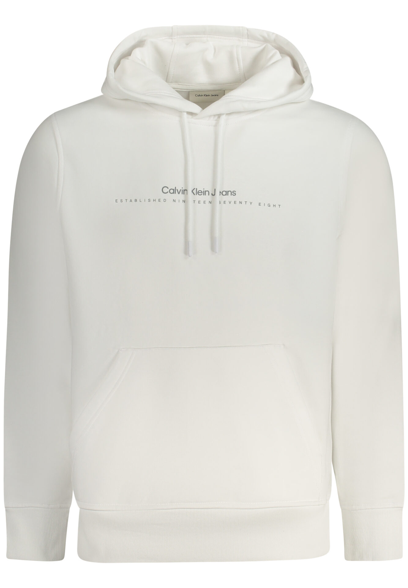 CALVIN KLEIN MEN'S ZIP-UP SWEATSHIRT WHITE