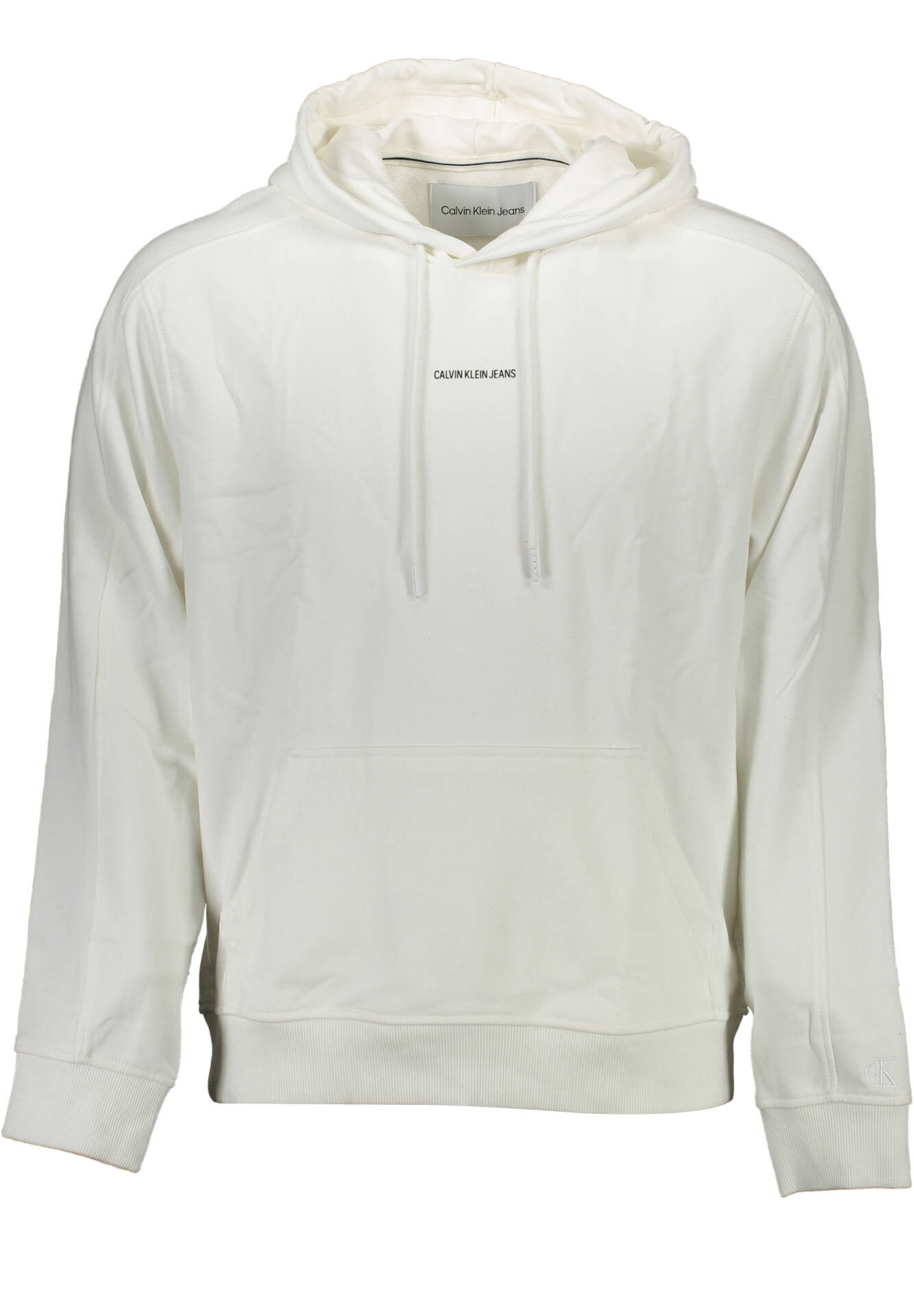 CALVIN KLEIN MEN'S ZIP-UP SWEATSHIRT WHITE