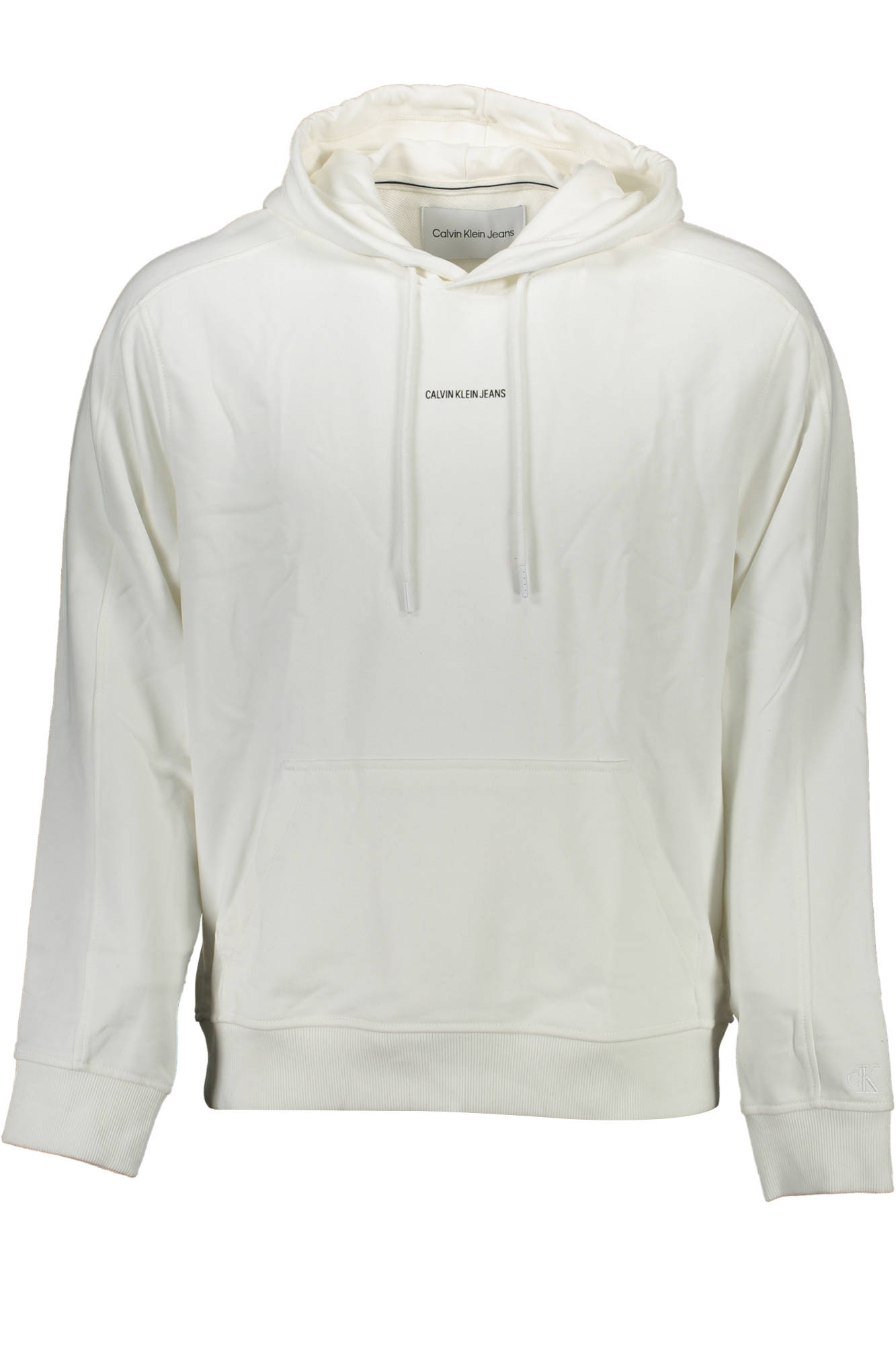 CALVIN KLEIN baltas vyriškas džemperis su užtrauktuku CALVIN KLEIN baltas vyriškas džemperis su užtrauktuku