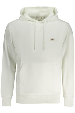 CALVIN KLEIN MEN'S ZIP-UP SWEATSHIRT WHITE