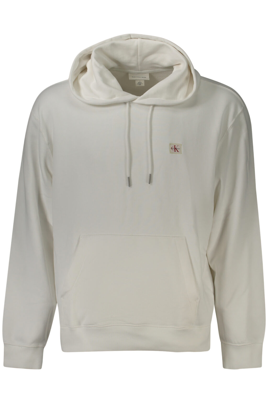 CALVIN KLEIN vyriškas užsegamas džemperis, baltas