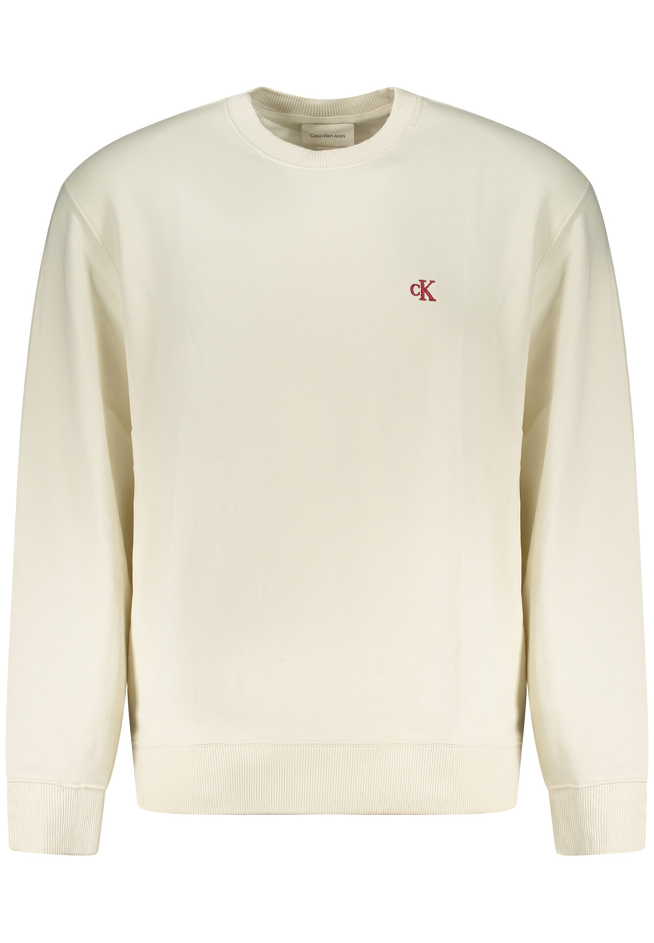 CALVIN KLEIN MEN'S ZIP-UP SWEATSHIRT WHITE