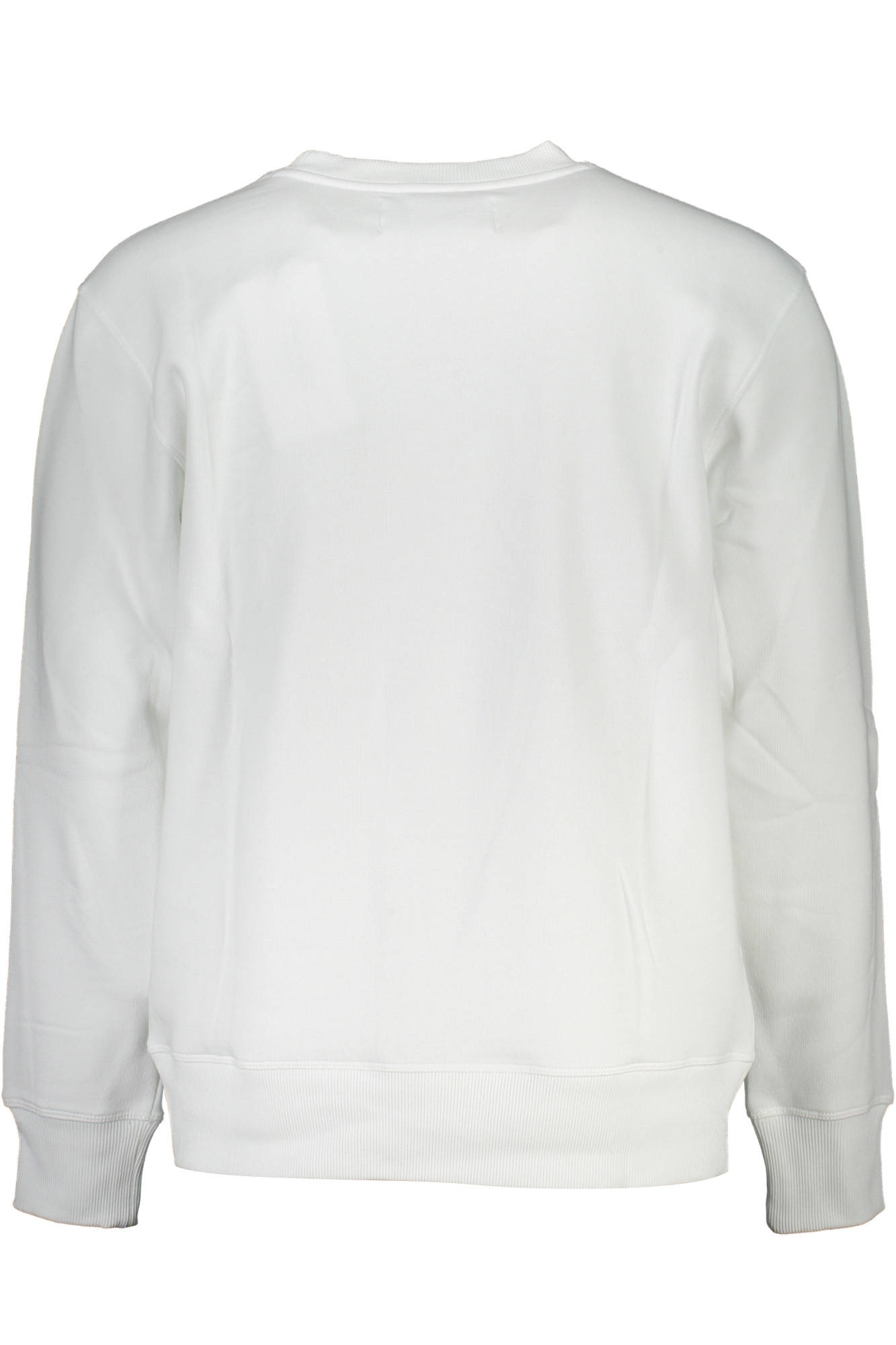 CALVIN KLEIN MEN'S WHITE ZIPLESS SWEATSHIRT CALVIN KLEIN MEN'S WHITE ZIPLESS SWEATSHIRT - Image 2
