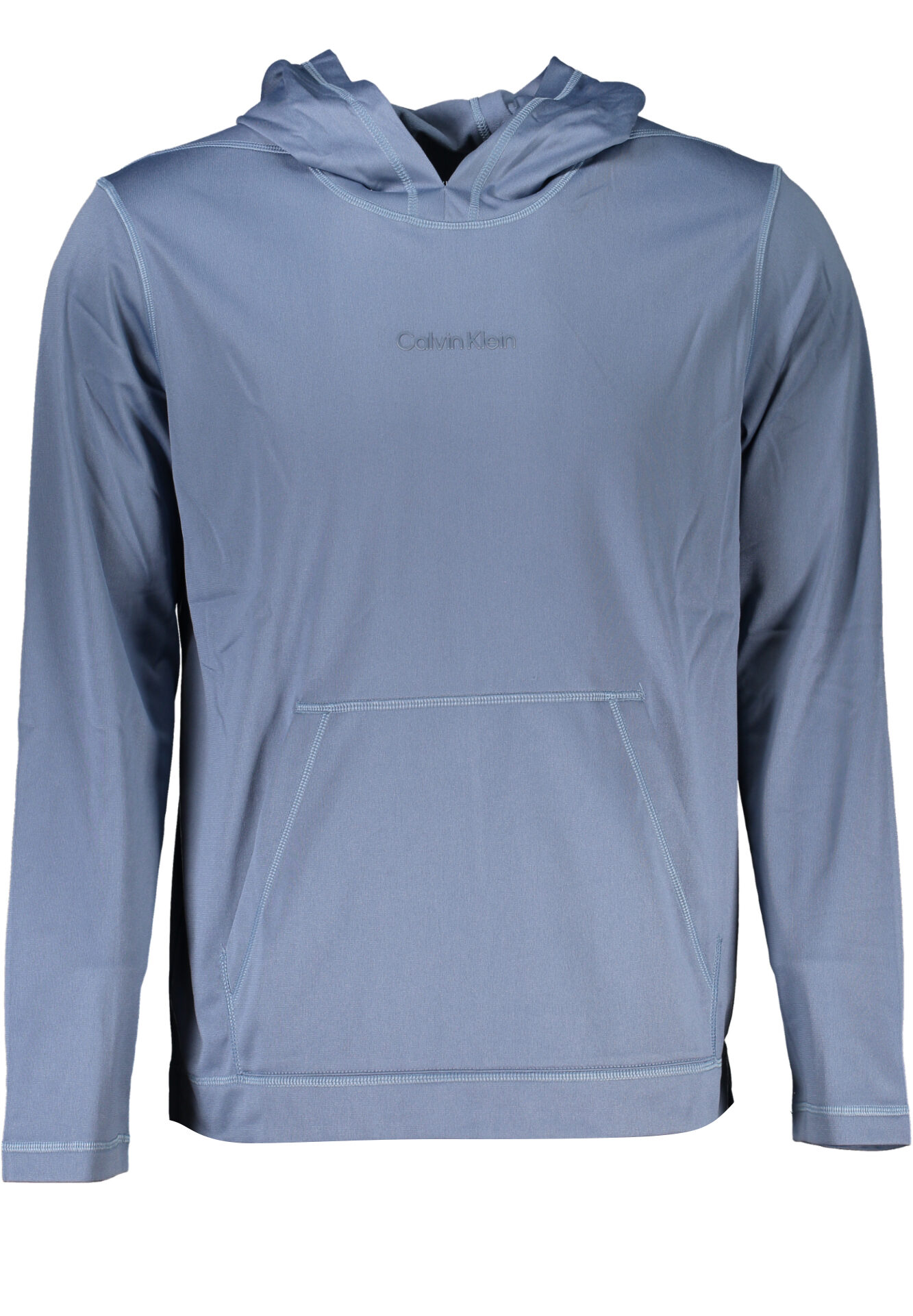 CALVIN KLEIN MEN'S BLUE ZIPLESS SWEATSHIRT
