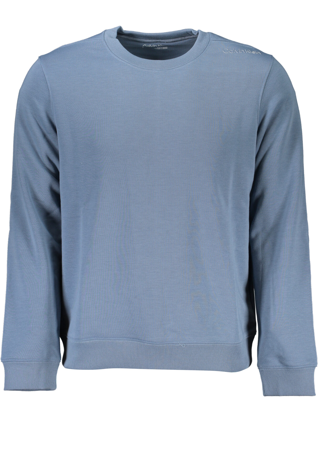 CALVIN KLEIN MEN'S BLUE ZIPLESS SWEATSHIRT
